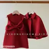 [Colección de Ropa de Felicitaciones de Año Nuevo en Stock] Ropa de Felicitaciones de Año Nuevo para Niñas, Vestidos Nuevos de Invierno para Bebés de Un Año, Nuevas Tendencias en Ropa de Estilo Chino