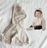 Nova Roupa de Outono/Primavera Estilo Coreano para Bebês Pequena Roupa Externa Ins Formato de Animal Pequeno Roupa Externa Pequena Roupa Externa Pequena para Crianças com Capuz