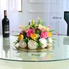 Centros de mesa temáticos de lirios para restaurantes y hoteles, perfectos para mesas redondas, mesas giratorias y para exhibir flores artificiales.