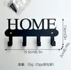 Estante de Almacenamiento con Gancho de Metal Colgante de Pared Gancho para Ropa Decoración Creativa para el Hogar Almacenamiento de Llaves Artículo Popular Transfronterizo