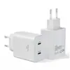 Nuevo modelo transfronterizo adecuado para iPhone 16, cargador GaN de 45W, cargador de estándar europeo, carga rápida dual-C, venta al por mayor de fábrica