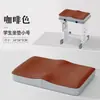 Cojín de asiento de espuma viscoelástica para estudiantes para estar sentado mucho tiempo en el aula, almohadilla rectangular para silla, cómodo, transpirable, rebote lento, cojín de asiento antideslizante