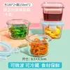 Contenedor de almacenamiento de comida para bebés Tazón de vidrio para cocinar al vapor para bebés Tazón de comida para bebés Tazón de vidrio para cocinar al vapor huevos Contenedor de vidrio para alimentos Frasco hermético Congelador