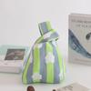 Bolso de mujer con diseño de panda de dibujos animados, bolso de punto a juego, bolso de muñeca, bolso de hombro, bolso de mano