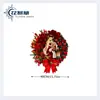 Estación Independiente Hierba Flor Sagrado Jesús Corona de Navidad de Simulación Corona de Navidad Hecha a Mano Manualidades Adornos Colgantes Venta al por Mayor