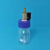 Frasco de buffer de pressão negativa, frasco a vácuo, recipiente selado, frasco de vidro selado, frasco de recarga, frasco de solução, com interruptor e válvula de metal