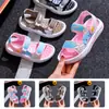 Sandalias Deportivas de PVC para Niños Sandalias Suaves para Bebés Estudiantes Zapatos con Suela Suave Sandalias Unisex Simples Cómodas de Velcro