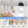 Spot de teto sem moldura em formato de colina com pintura em látex na mesma cor, embutido no teto da sala de estar, anti-reflexo, spot curvo de espectro total