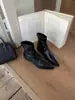 [] Botas Femininas Elegantes Francesas Bico Fino Salto Grosso Marrons 2026 Outono/Inverno Novo Estilo