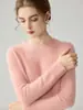 Ropa de punto para mujer de cuello redondo, nueva colección otoño e invierno 2026 de Corea, suéter simple y versátil, jersey de punto básico listo para usar