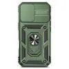 Capa de Celular Transfronteiriça Novo Modelo Design Simples com Janela Deslizante Adequada para Apple Ip17 Ring Pro Suporte 17Air Carro Montagem Magnética