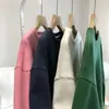 Suéter Corto de Cuello Redondo con Sobrefalda para Mujer, Suéter Holgado, Figura Pequeña, Alta y Delgada, Estudiante Casual, Abrigo de Manga Larga, Top