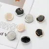 Botones para Abrigo de Cachemira, Botones Metálicos Redondos de Alta Gama para Chaqueta Traje, Botones Simples Versátiles para Cárdigan Suéter Mujer