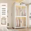 Guarda-Roupa de Aço para Aluguel Residencial, Estrutura de Aço, À Prova de Umidade, À Prova de Poeira, Robusto e Durável, Facilmente Combinável, Guarda-Roupa de Bebê