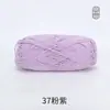 Xuefeier Algodão Penteado de Bebê 5 Fios Leite DIY Bola de Lã Grossa Material para Crochê Feito à Mão Bolsa Fio de Algodão