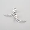 Pendientes de clip de oreja de plata de ley 925 para mujer, estilo europeo y americano, con personalidad de alto nivel, populares en Internet.