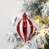 Colgante de bola de nuez de calabaza Decoraciones para árbol de Navidad Galvanoplastia Plástico Bola pintada Cadena de suministro transfronteriza Venta al por mayor Navidad