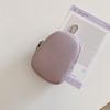 Padrão Lichia Mini Carteira Bolsa de Batom Feminina Porta-Chaves Porta-Moedas Fivela Bolsa para Fone de Ouvido Bluetooth Universal