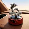 Difusor de Aroma para Carro a Energia Solar Golfinho Desodorizador Aromático Rotativo Automático Aroma Leve de Longa Duração Ornamento Deusa