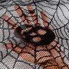 Tela de araña negra para chimenea de Halloween, toalla para estufa, toalla de chimenea, fábrica de toallas de chimenea, suministro en stock de comercio exterior transfronterizo