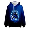 2024 Transfronterizo Nuevoastro Bot Universo Robot 3D Digital Casual Ropa para Adultos Niños Cos Sudadera con Capucha
