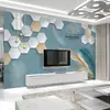 2025 Mármol Imitación Pluma Sofá Fondo de TV Pared Papel Tapiz 8D Accesible Lujo Película de Alce Revestimiento de Pared para Cine y Televisión Mural