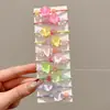 Faixa de cabelo de elástico infantil para menina, anel de cabelo elástico alto, acessórios de cabelo para meninas, não machuca o cabelo, corda de cabelo fofa, adorno de cabeça