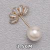Pérola de uma palavra pin camisa camisola decote anti-luz broche vestido cintura fixa simples pino decorativo