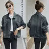 Chamarra de mezclilla para mujer de talla grande 2025 Primavera Nueva Chaqueta Top Manga Larga Regular Versátil Señoras Suelta