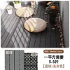 Piso Exterior Impermeable Anticorrosivo Costura Plástico Madera Piso Plástico Exterior Piso Autoadhesivo Patio Balcón Terraza