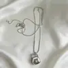 Collar con Colgante de Bolso Minimalista Estilo Coreano, Exquisito y Creativo, Colgante Versátil con una Estética de Nicho, Sensación de Alta Gama, Accesorio Casual