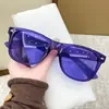 Gafas de Sol Cuadradas Tipo Clavo de Arroz 2026 Nueva Tendencia de Moda Europea Americana Gafas de Sol de Personalidad Color Caramelo Gafas de Sol Transfronterizas