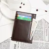 Aliexpress Anti-Robo Rfid Piel Genuina Retro Portatarjetas Licencia de Conducir para Hombre Billetera Pequeña para Monedas Portatarjetas de Crédito Portatarjetas para Mujer