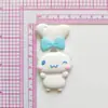 Goma Suave de PVC Perro Blanco Extra Grande, Perro Amarillo, Gato, Conejo Accesorios DIY Funda para Teléfono Móvil Caja de Almacenamiento para Tazas de Agua Material
