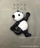 Imanes de Nevera de Panda con Mancuernas Deportivas, Varios Diseños Originales, Pegatinas Magnéticas de Mascota Linda de Resina en Blanco y Negro, Al por Mayor en Stock