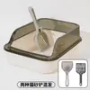 Bandeja para Gatos Extra Grande con Lados Engrosados y Elevados para Prevenir Salpicaduras, Estilo Abierto para Artículos de Baño para Gatos