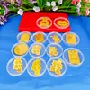 Pegatinas para Teléfono Móvil de Princesa con Lámina Dorada de Riqueza y Tesoro, Por Favor Hazte Rico, Asuntos de Dinero, Buen Caqui, Regalos