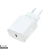 Adaptador de Carga Rápida Certificado CE para Suministro Transfronterizo para iPhone 17 9V2.22A, Cabezal de Carga PD de 20W, Estándar Europeo