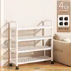 Sapateira Simples, Armário de Sapatos de Múltiplas Camadas para Uso Doméstico, Prateleira de Armazenamento Multifuncional Móvel para a Entrada, Sapateira sob a Mesa do Dormitório