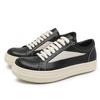 Zapatos de cuero de vaca Ro para hombre, cómodos, de punta grande, con suela gruesa y suela alta, estilo retro, a la moda, con diseño de nicho y combinables.