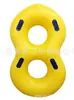 Anillo Flotador Inflable Resistente al Agua y a Altas Temperaturas, Anillo Especial para Rafting para Parques de Diversiones, Anillo Inflable de Verano con Múltiples Agujeros