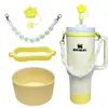 Botella de Agua Térmica Stanley Tapón Antipolvo Taza con Popote Tapa de Taza Correa de Mano Cordón para Botella de Agua Múltiples Estilos Versátiles Set