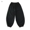 Pantalones para Niñas 2026 Otoño Nuevo Estilo Niños Medianos y Grandes Pantalones de Pierna Ancha de Lunares Pantalones Deportivos Casuales Pantalones de Chándal para Estudiantes