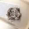 Tela Retro Nuevo Estilo Chino Flor Seca Rosa DIY Hecho a Mano 10cm Ramillete Sombrero Accesorios para Ropa Accesorios