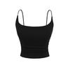 Dopamine Outfit Regata Slimming com Alças Finas e Cintura Plissada em Amarelo Creme com Bojos Embutidos para Uso Externo