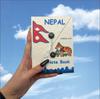 Nepal Hecho a Mano DIY Set Completo de Materiales Tela de Alto Valor Cuaderno de Hojas Sueltas Retro Regalo de Cumpleaños