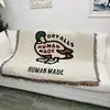Manta de Acampamento ao Ar Livre Estilo Americano, Manta Tecida com Franjas, Manta de Fio Tecido Jacquard, Manta para Cobertura de Sofá, Tapeçaria Decorativa de Anime