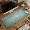 Mouse Pad Estético da Dinastia Song, Tamanho Grande, Absorvente de Água, Secagem Rápida, Tapete de Mesa Estilo Zen Chinês, Tapete Antiderrapante para Mesa de Escritório