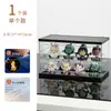 Caja de Exhibición Bubble Mart Estante para Cajas Sorpresa Estante de Almacenamiento Hecho a Mano Lindo Grano Marca Lego Gabinete Colgante Transparente a Prueba de Polvo