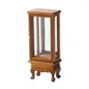 Vitrina de miniaturas, mueble de bolsillo, modelo 12, ob11, muebles para casa de muñecas, blanco puro, arco superior, colección, gabinete, escena